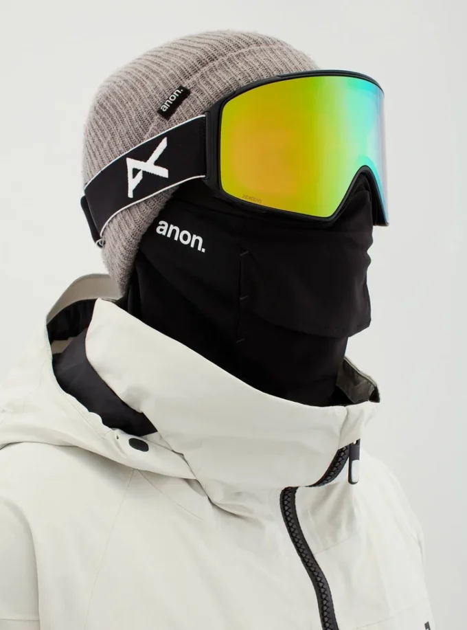 Anon M4-briller, sylindriske + bonuslinse + MFI®-ansiktsmaske – lav bropassform