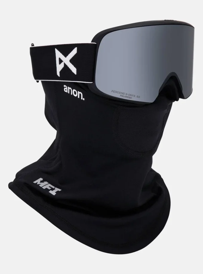 Anon M6-briller + polariserte Perceive-linser + MFI®-ansiktsmaske