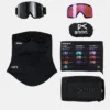 Anon M6-briller + polariserte Perceive-linser + MFI®-ansiktsmaske