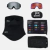 Anon M6S-briller + polariserte Perceive-linser + MFI®-ansiktsmaske