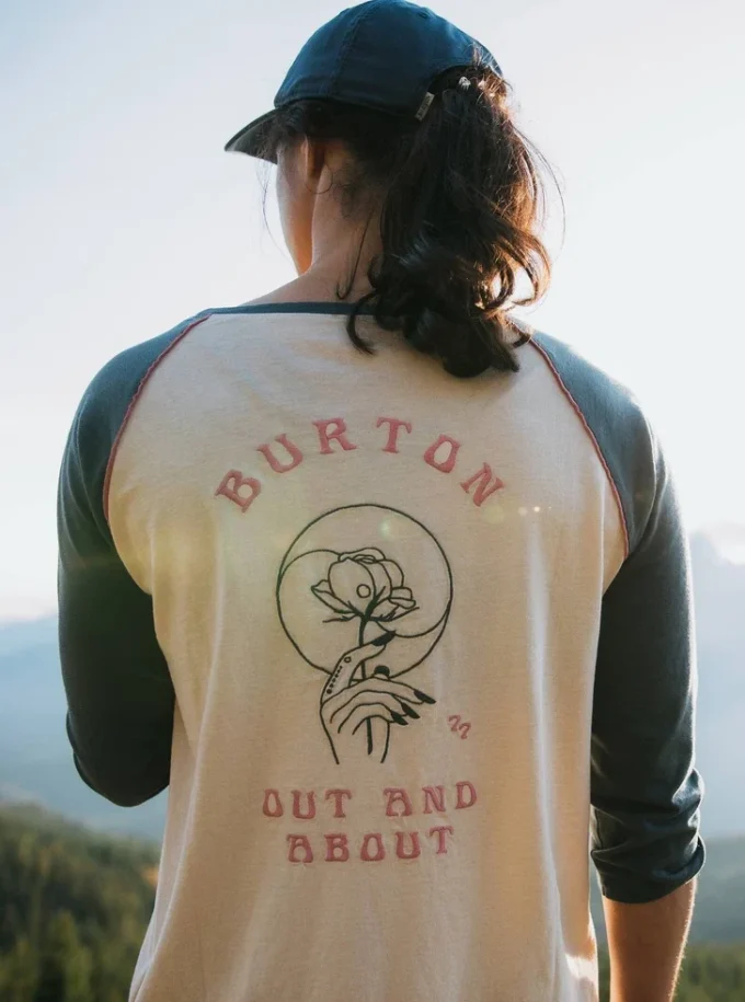 Burton Caratunk Raglan T-skjorte for kvinner