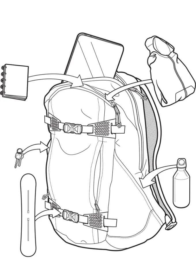 Burton Day Hiker 22L ryggsekk Burton Day Hiker 22L ryggsekk