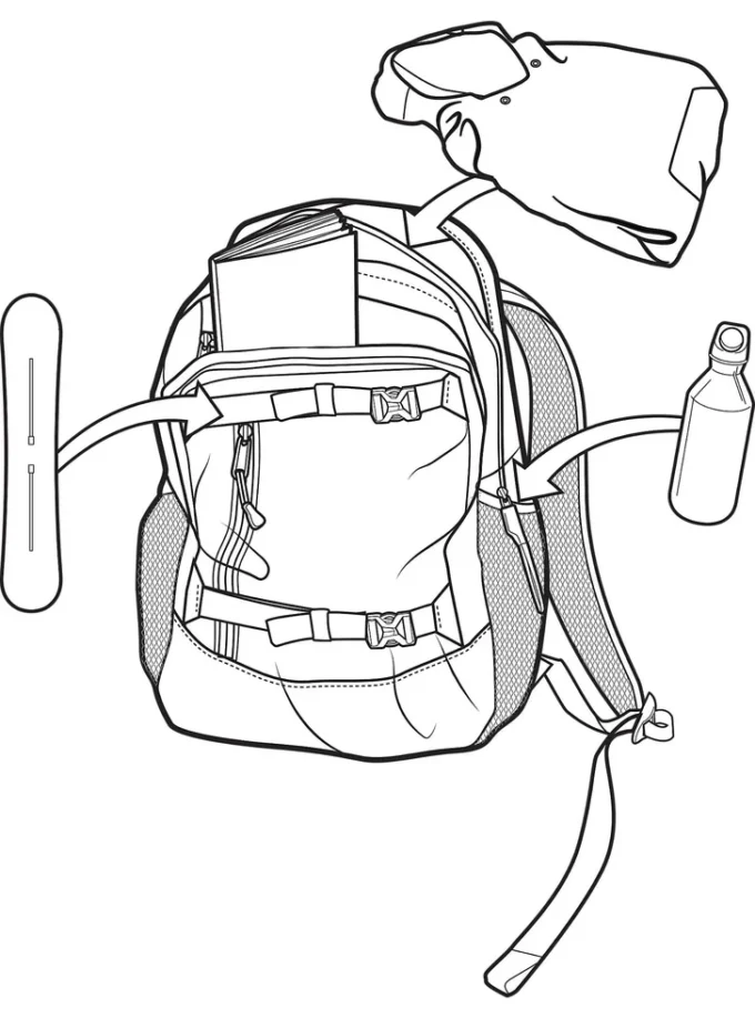 Burton Day Hiker 25L ryggsekk for kvinner Burton Day Hiker 25L ryggsekk for kvinner