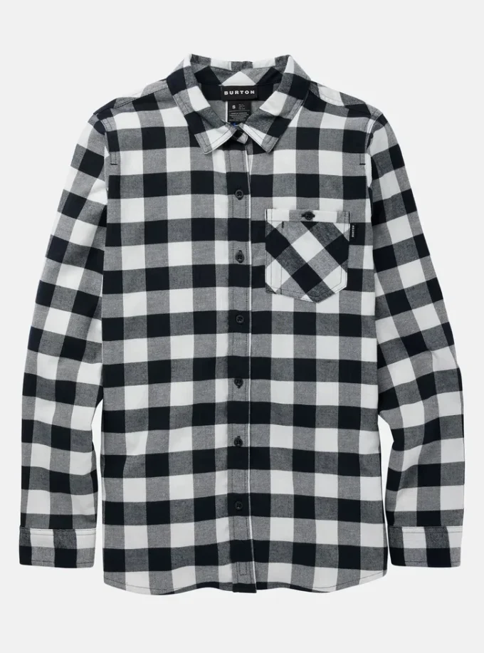 Burton Favorite langermet flanellskjorte for kvinner
