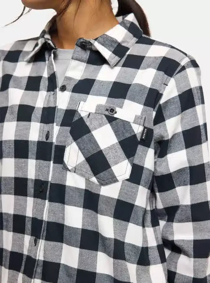 Burton Favorite langermet flanellskjorte for kvinner