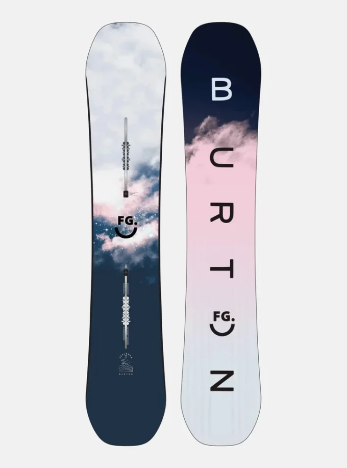 Burton Feelgood Flying V snowboard for kvinner Burton Feelgood Flying V snowboard for kvinner