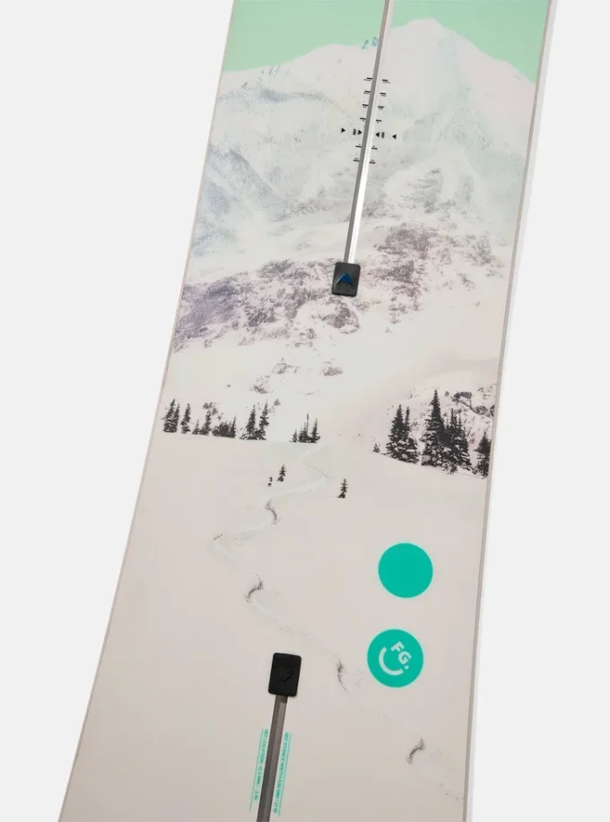 Burton Feelgood Flying V snowboard for kvinner Burton Feelgood Flying V snowboard for kvinner
