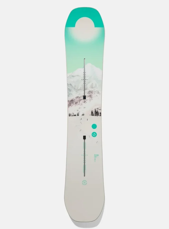 Burton Feelgood Flying V snowboard for kvinner Burton Feelgood Flying V snowboard for kvinner