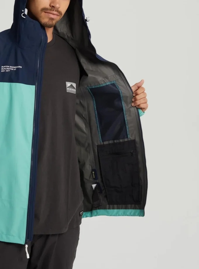 Burton GORE-TEX Packrite regnjakke for menn Burton GORE-TEX Packrite regnjakke for menn