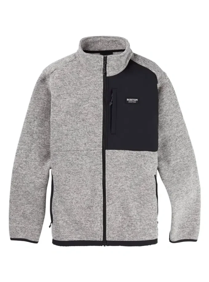 Burton Hayrider-genser med full glidelås i fleece for menn