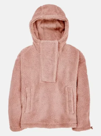 Burton Lemma fleece-genser med hette for kvinner