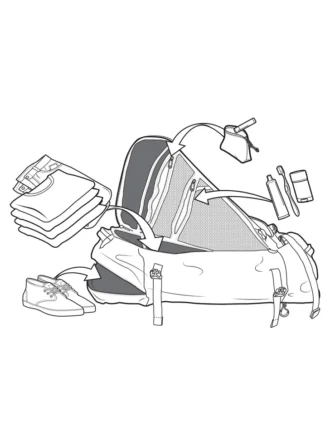 Burton Multipath 90L stor duffelbag Burton Multipath 90L stor duffelbag