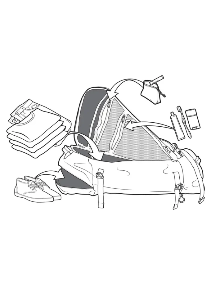 Burton Multipath 90L stor duffelbag