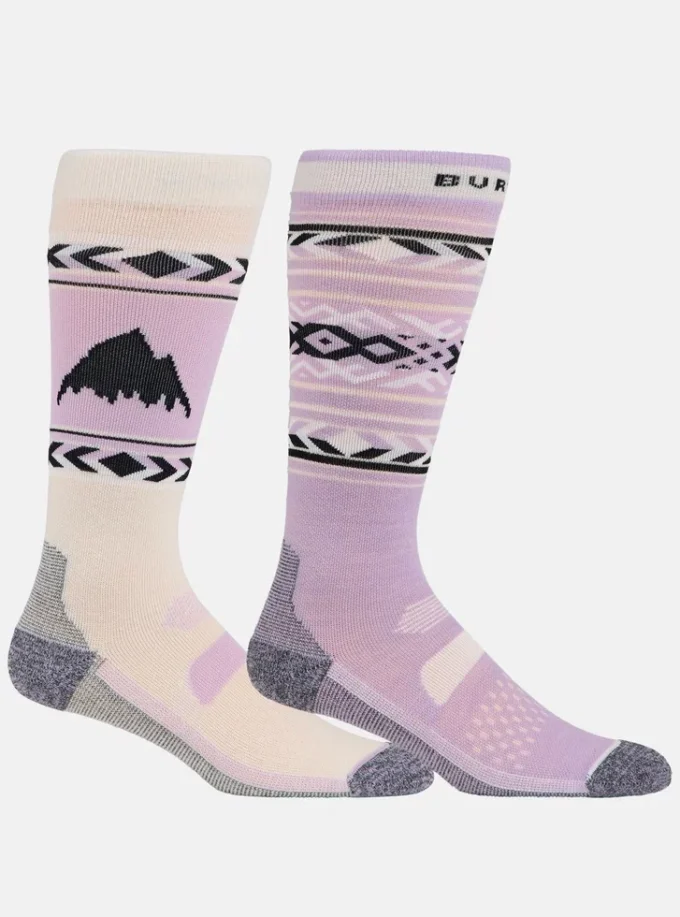 Burton Performance Lightweight Socks for kvinner (2-pakning)
