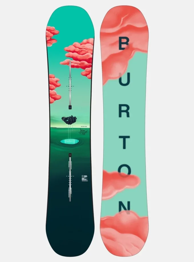 Burton Yeasayer Flying V snowboard for kvinner (2. kvalitet) Burton Yeasayer Flying V snowboard for kvinner (2. kvalitet)